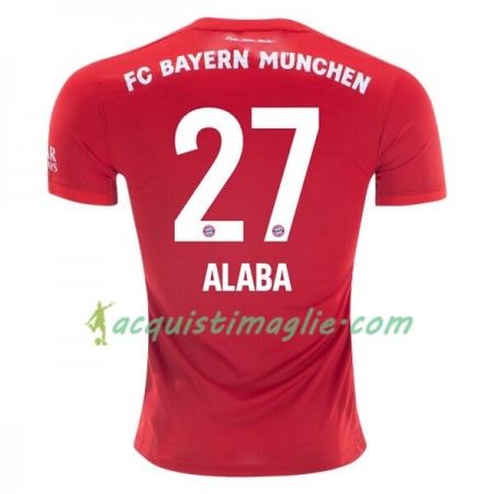 Divisa di Calcio Bayern Monaco David Alaba 27 Prima 2019/2020
